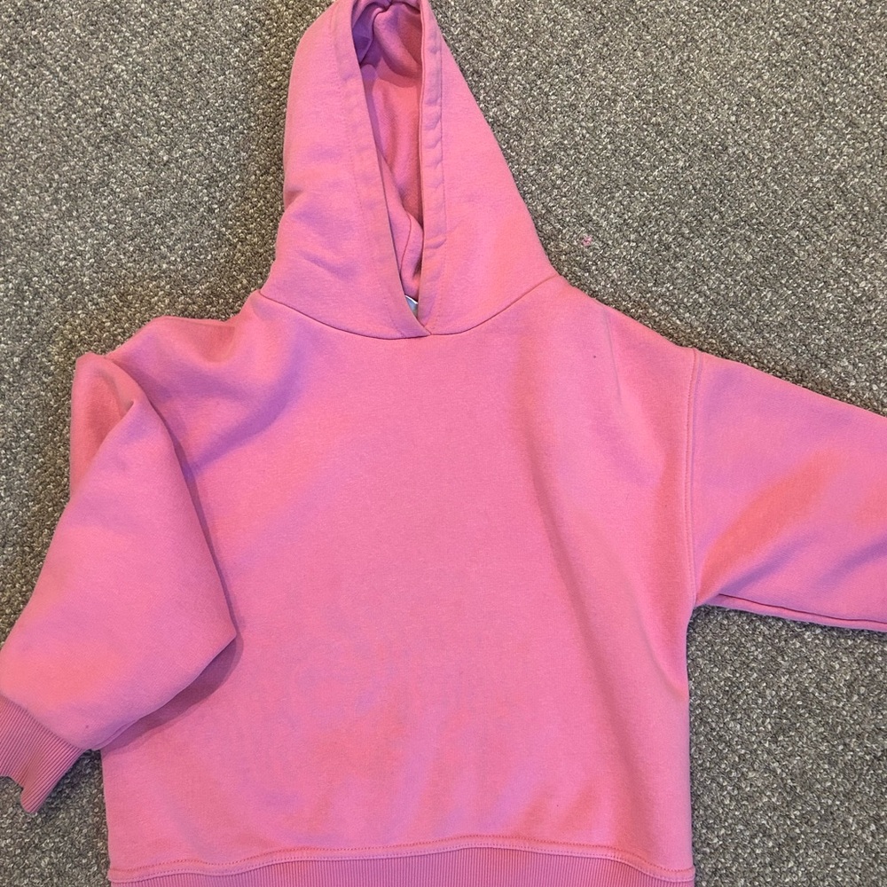 Pink Hooded Sweatshirt